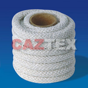 Dusted asbestos lagging rope